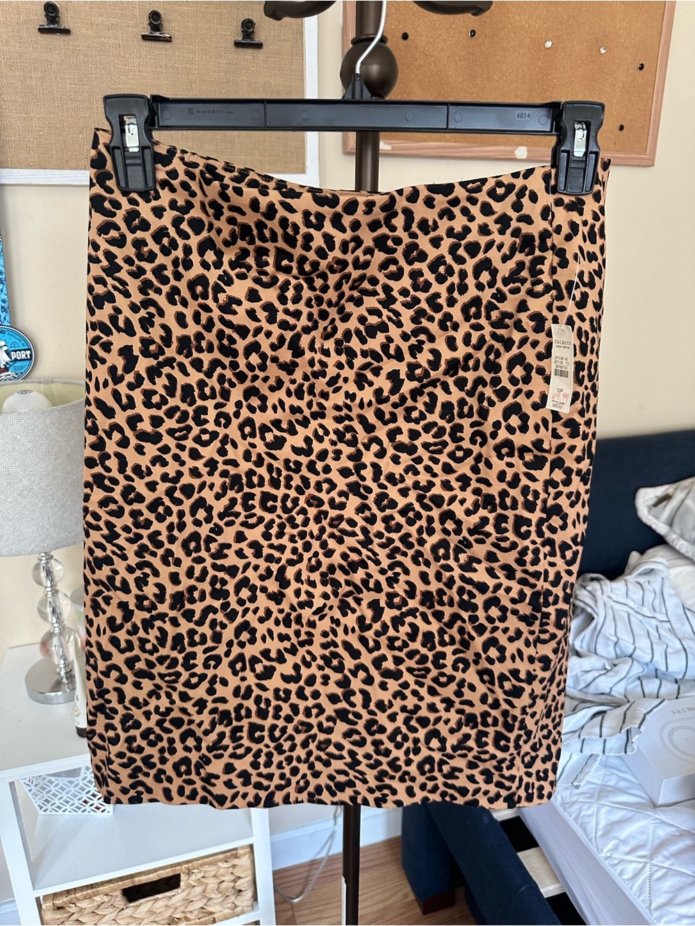 Talbots Leopard Print Pencil Skirt